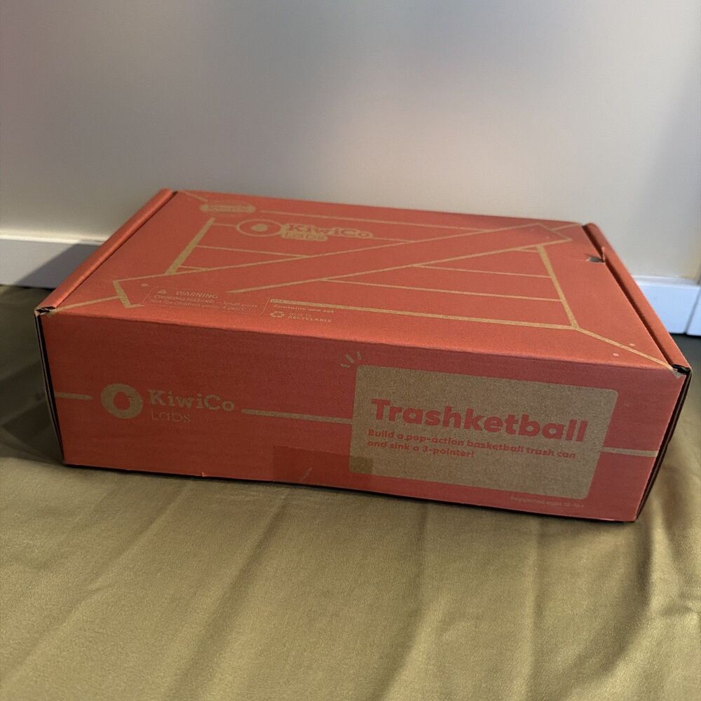KiwiCo Eureka Crate Trashketball STEM Engineering Project Kit NEW IN BOX 12+